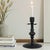 2020s Corolla Candlestick | Handcrafted Metal Flower Design Candle Holder for Rustic Decor For Sale - Image 5 of 5