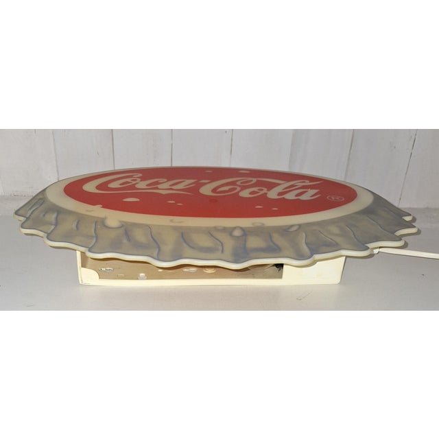 Vintage Wall Lamp in Plastic with Coca-Cola Advertising, 1980s For Sale - Image 6 of 8