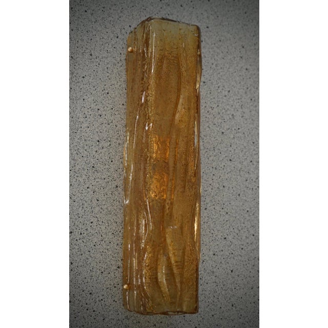 Murano Art Glass Orange Color Wall Light, 2000 For Sale - Image 10 of 10