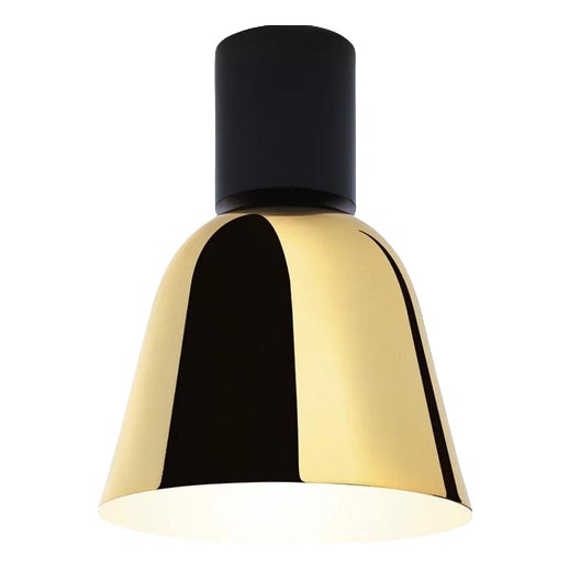 Golden Glossy Cup Lighto C Gr Celling Lamp by Jaime Hayon for Parachilna For Sale