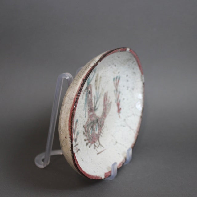 Ceramic French Ceramic Tray by Gustave Reynaud, 1960s For Sale - Image 7 of 16