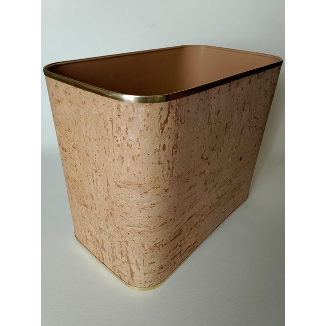 Large Brutalist Italian Table Lamp in Travertine, 1970s For Sale - Image 6 of 14