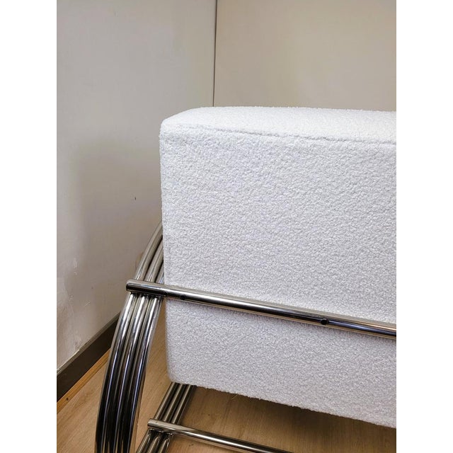 1980s Large 20th Century Chrome Armchairs by Ralph Lauren, 1980s, Set of 2 For Sale - Image 5 of 12