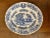 Farmhouse 1980s Vintage Blue Country Scene Platter by Myott Staffordshire For Sale - Image 3 of 5