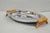 Vintage Art Deco Stainless Steel Glo-Hill Gourmates Butterscotch Bakelite Tray For Sale - Image 11 of 14
