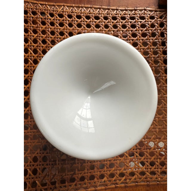 White Vintage Westmoreland Milk Glass Compote For Sale - Image 8 of 9