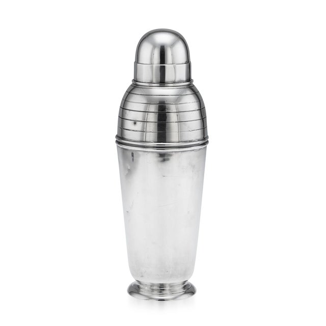 Vintage Art Deco Silver Plated Shaker by Asprey of London, 1930 For Sale - Image 17 of 17