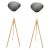 Stati X Silver Smoke Floor Lamps by Eloa, Set of 2 For Sale - Image 9 of 9