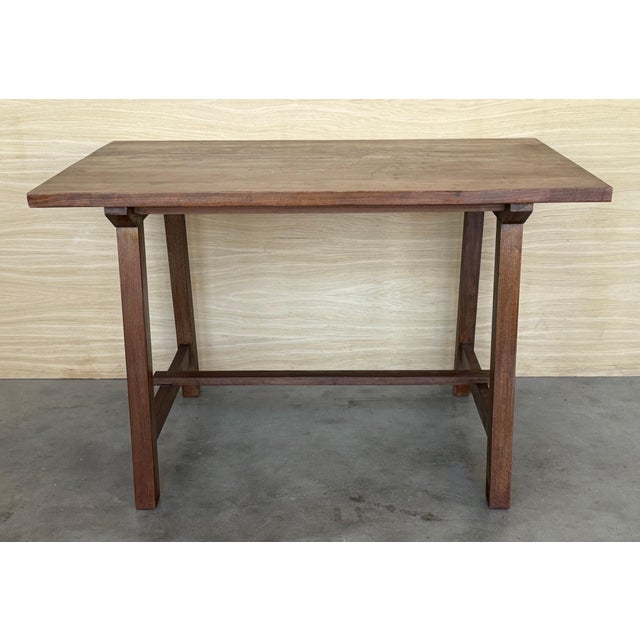 Early 19th Century Spanish Baroque Work Side Table , Restored For Sale - Image 10 of 18