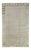 1950s Neutral Wool Pile Hand-Knotted Rug - 4’7” X 7’4” For Sale