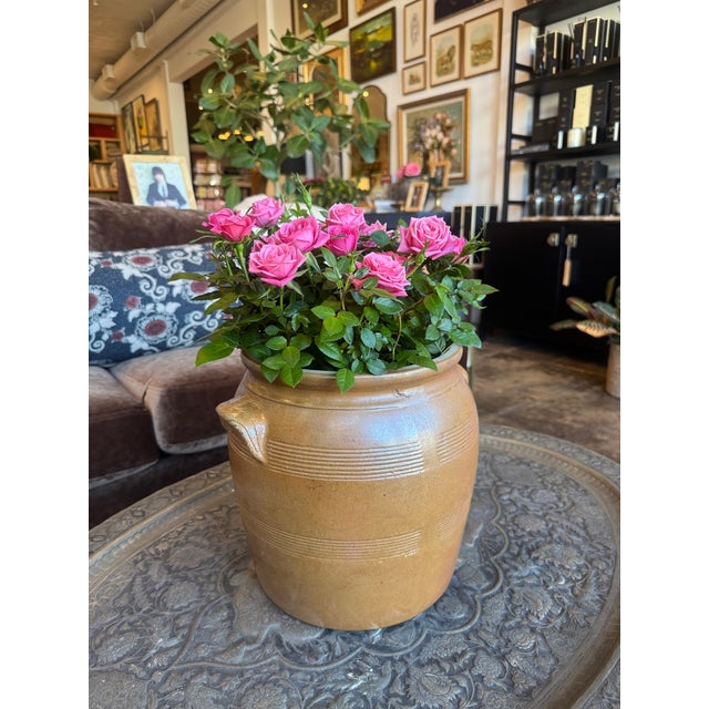 Brown Grès De Bonny French Ceramic Planter For Sale - Image 8 of 8