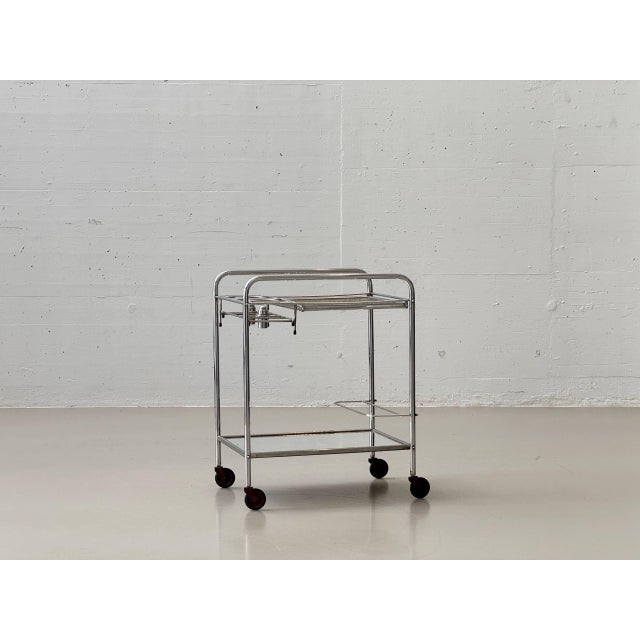 French Art Deco Bar Trolley with Removable Oil Lamps, 1940s For Sale - Image 17 of 17