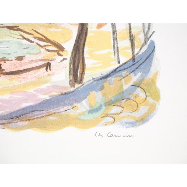 Charles Camoin, Towpath, Original Lithograph For Sale - Image 6 of 7