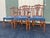 French 1930's Saginaw Furniture Louis XVI Walnut Dining Chairs- Set of 6 Newly Reupholstered For Sale - Image 3 of 12