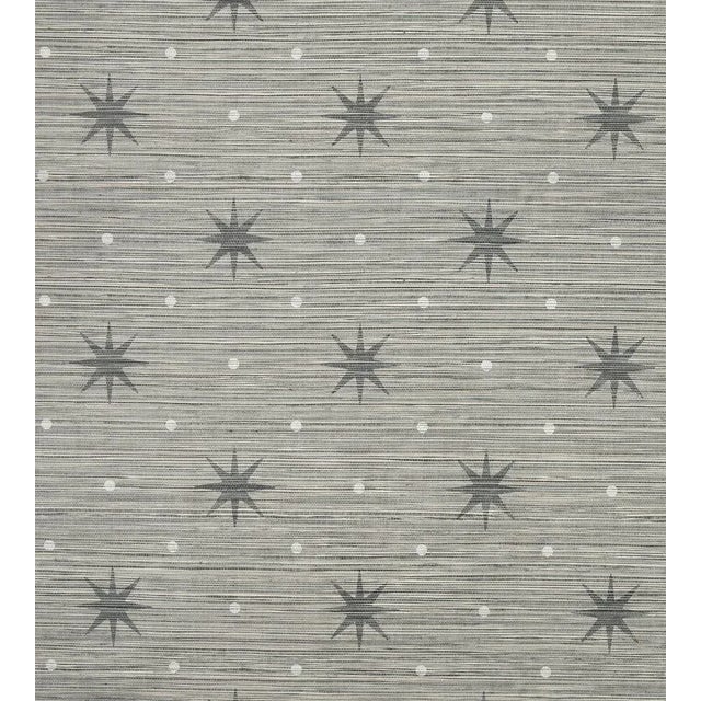 Contemporary Hinson for The House of Scalamandré Big Trixie Wallcovering, Grey For Sale - Image 3 of 3