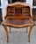 Wood Antique Petite French Inlaid Secretary Desk For Sale - Image 7 of 9