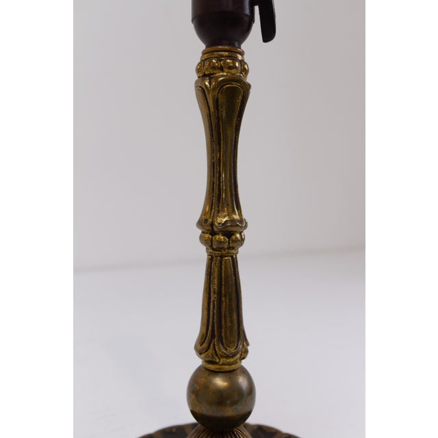 Art Deco Danish Brass Table Lamp, 1930s For Sale - Image 6 of 15