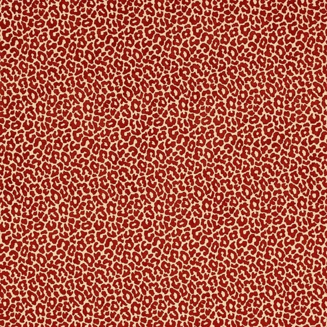 Abstract Sample - Schumacher X Timothy Corrigan Madeleine Velvet Fabric in Grenadine For Sale - Image 3 of 3