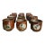 Vintage Mashiko Yaki Japanese Mid- Century Studio Pottery Yunomi Stoneware Teacup -Set of 12 For Sale
