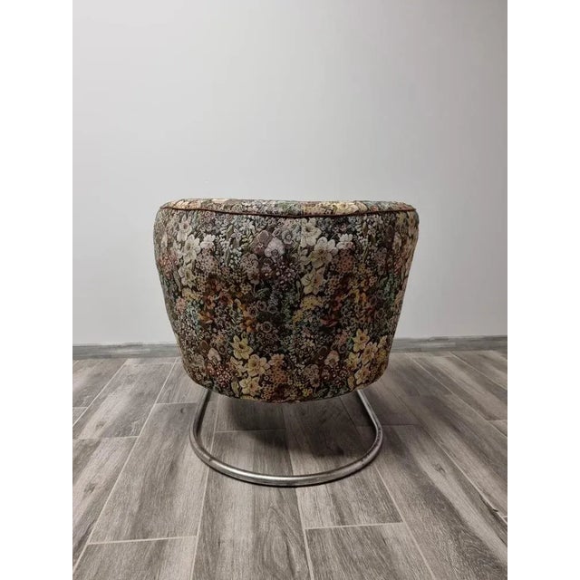 Chromed Armchair by Jindrich Halabala For Sale - Image 8 of 9