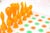 Modern Karim Rashid Collector's Chess Set Orange, White, Chartreuse, 2001 For Sale - Image 3 of 5