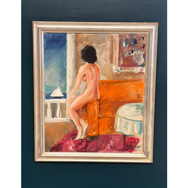 Carl Magnus Lindqvist, Summer Cottage, 1960s, Oil on Canvas, Framed For Sale - Image 17 of 18