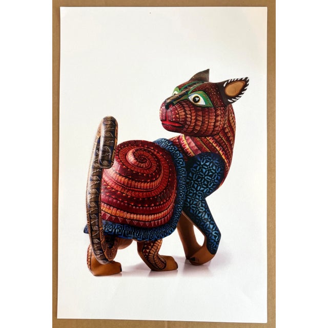 If you can't afford a masterwork of Oaxacan wood carving, you can still enjoy one, with this limited edition print of one...