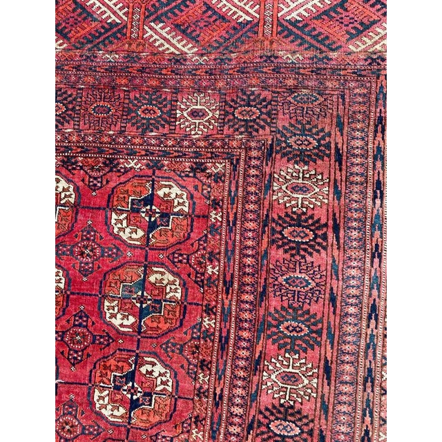 Vintage Turkmen Bokhara Rug, 1950s For Sale - Image 6 of 17