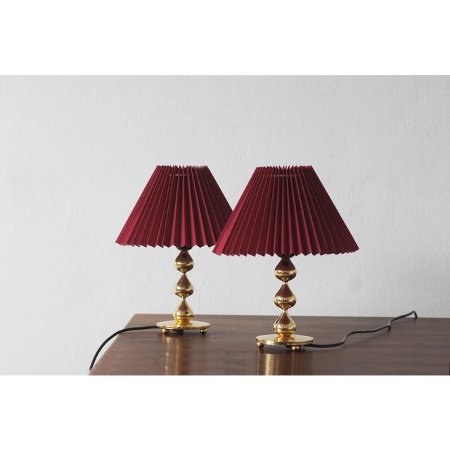 The pair of “Teardrop” table lamps, designed by Hugo Asmussen in the 1970s, is a sensual example of Scandinavian design,...