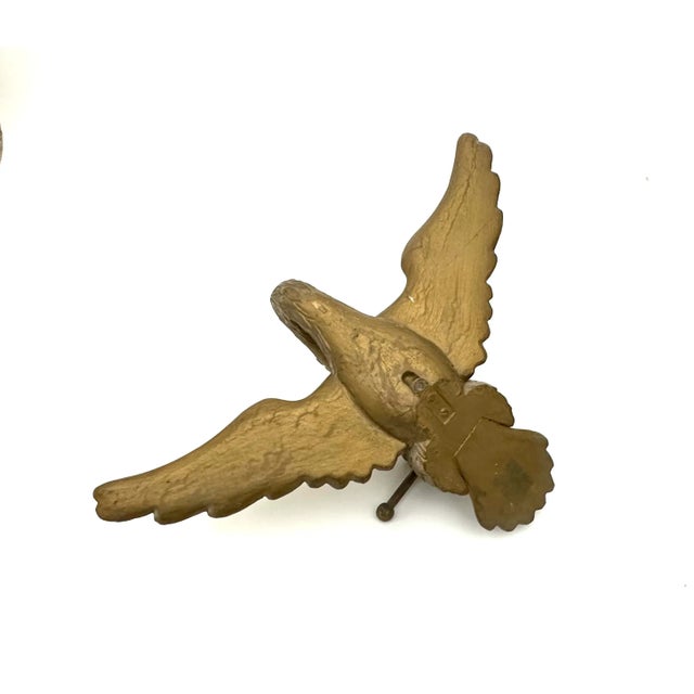 Early 19th Century Empire Period Giltwood Bird Bed Corona For Sale - Image 4 of 7