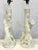 White Italian Style Faux Bois Table Lamps- A Pair For Sale - Image 8 of 16