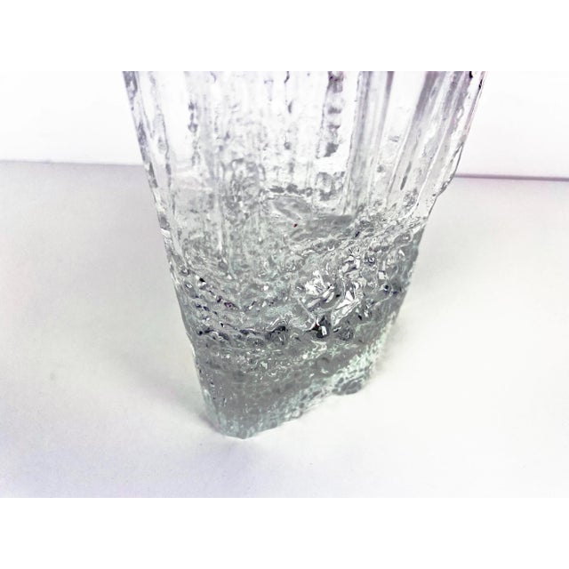 Vintage "Pinus" Glass Vase by Tapio Wirkalla for Iitalla For Sale - Image 11 of 13