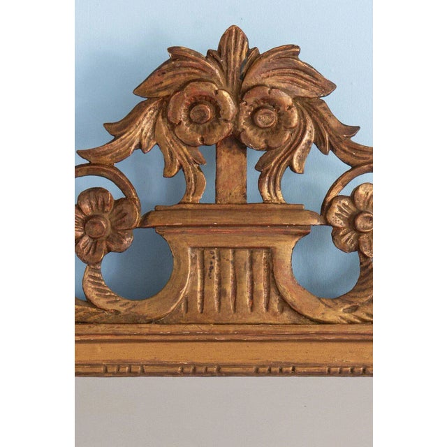 Antique French Giltwood Mirror For Sale - Image 4 of 8