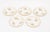White Copeland Spode X Tiffany & Co. Porcelain Plates, 5 For Sale - Image 8 of 8