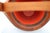 Brown Extra Large Vintage Dansk Teak Ice Bucket - Jens Quistgaard - Original Orange Liner For Sale - Image 8 of 11