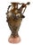 Brown Art Nouveau Brown Patinated Bronze Vase For Sale - Image 8 of 12