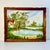 1983 Vintage Impressionist Boho Chic Original Oil Painting, Lake House by Donna Semm For Sale - Image 4 of 14