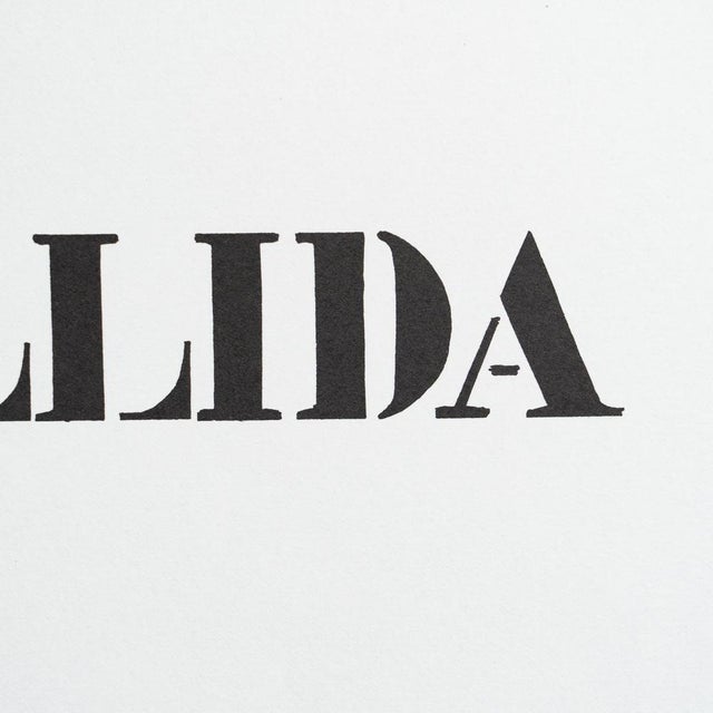 Paper Original Sala Gaspar Poster by Eduardo Chillida, 1971 For Sale - Image 7 of 11