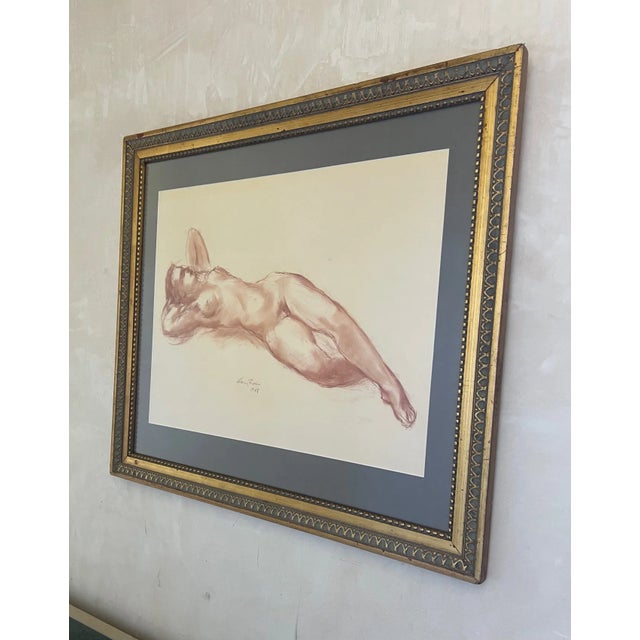 Harry Rosin Nude Pastel, C. 1948 For Sale - Image 11 of 14