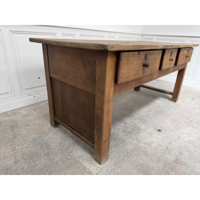 Antique Workshop Workbench, 1900s For Sale - Image 3 of 11
