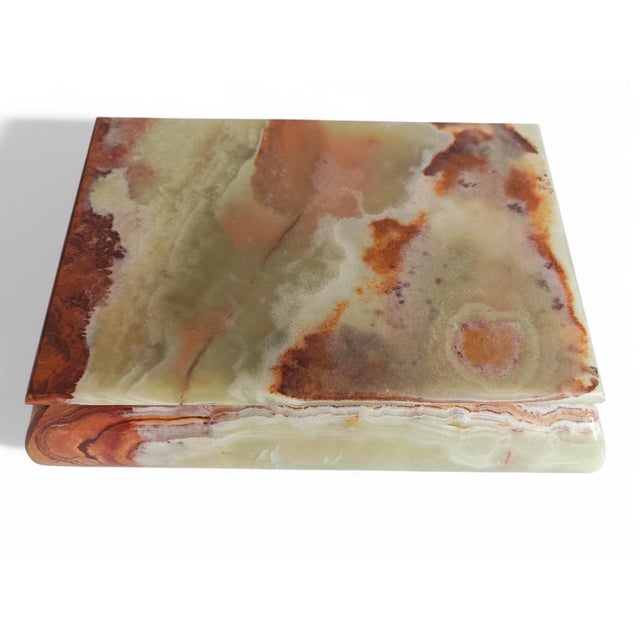 1940s Art Deco Italian Onyx Box, Italy, 1940s For Sale - Image 5 of 18
