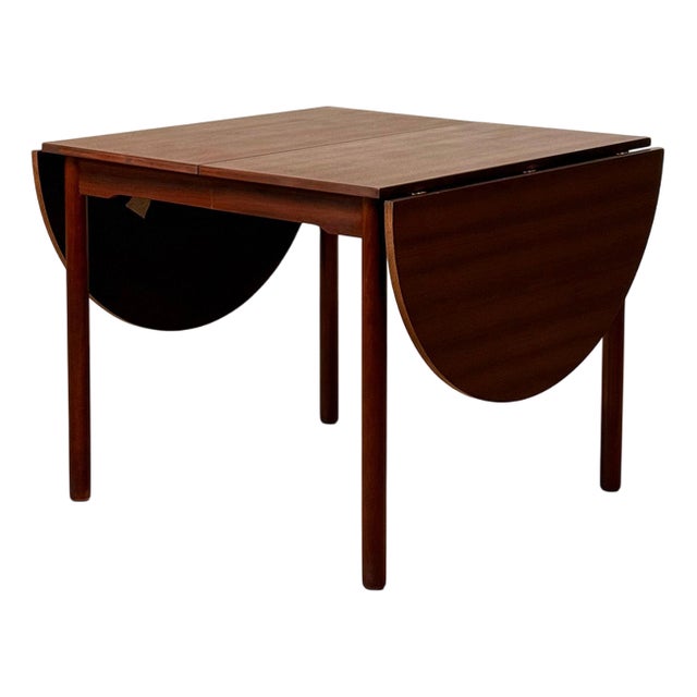 Mahogany Dining Table with 3 Extensions in the style of Arne Vodder, Denmark, 1950s-1960s For Sale