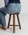 Mid-Century Modern 1970s French Bobbin Stool For Sale - Image 3 of 11