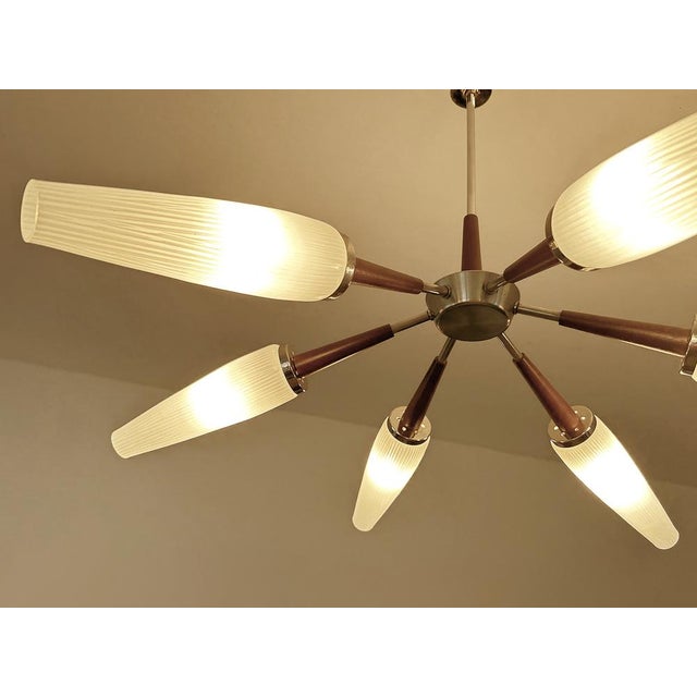 1960s Large Vintage Sputnik Chandelier, 1960s For Sale - Image 5 of 18