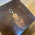 Antique Wooden Inlaid Tea Caddy / Lock Box Small Lid, Lined For Sale - Image 11 of 11
