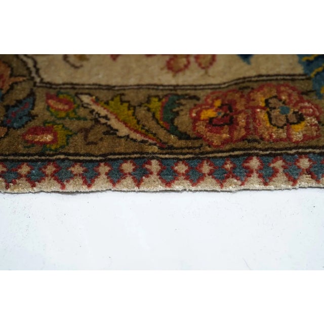 Extremely Fine Persian Tehran Wool & Silk Rug 4'4'' X 7'4'' For Sale In New York - Image 6 of 12