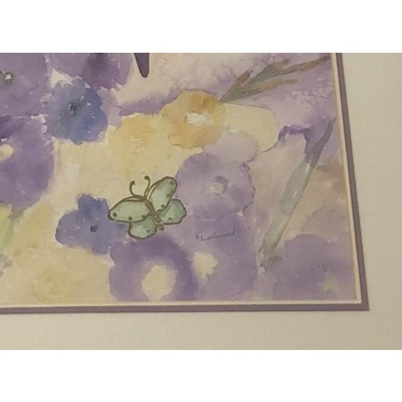 Elevate your interior space with "Papillion," a magnificent large-scale original watercolor by South Carolina artist...