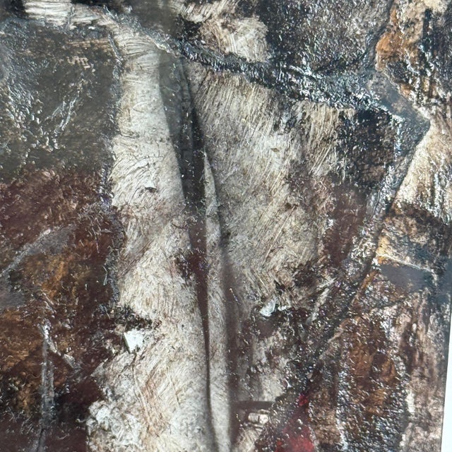 Abstract Niccolò Maria Zanzi Original Mixed Media Abstract Composition For Sale - Image 3 of 11