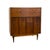1970s Vintage Mid-Century Modern Highboy Dresser Dovetailed Drawers Brass Finished Pulls. For Sale - Image 5 of 12