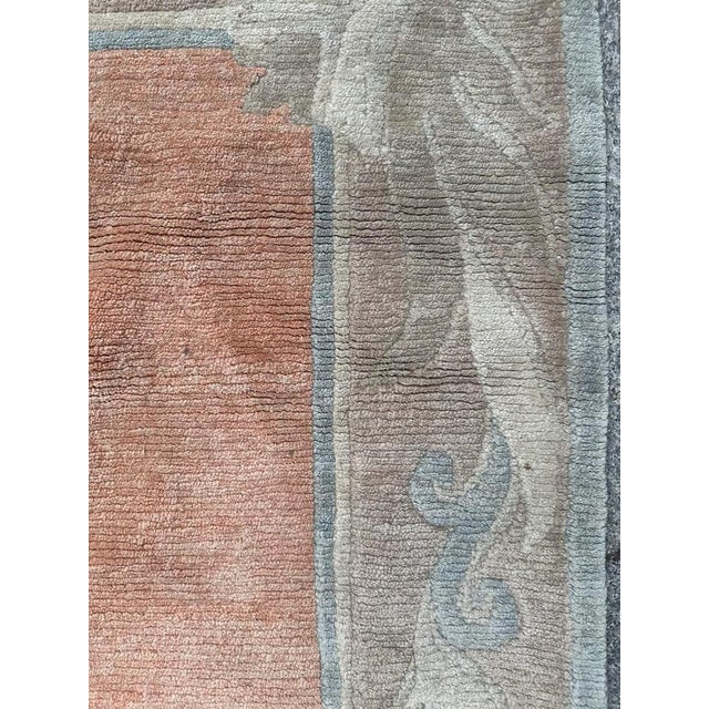 Red Vintage Modern Nepalese Rug, 1980s For Sale - Image 8 of 17